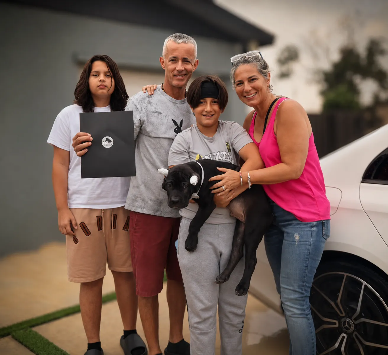 Pride family in Coral Gables, FL